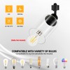 VANoopee H Type Track Lighting Heads E26 Track Light Ceiling