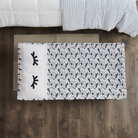 Regalo My Cot Pal Extra Long Portable Toddler Bed - Eye Lashes, White, Small Single