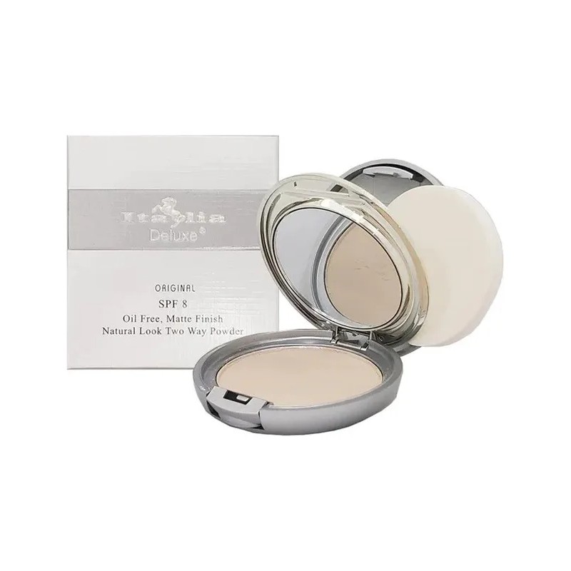 Italia Deluxe Silver Polvo Compacto Natural 1 Pz 12 Tonos