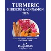 Premium Turmeric, Hibiscus & Cinnamon Blend Herbal Tea Bags, Natural