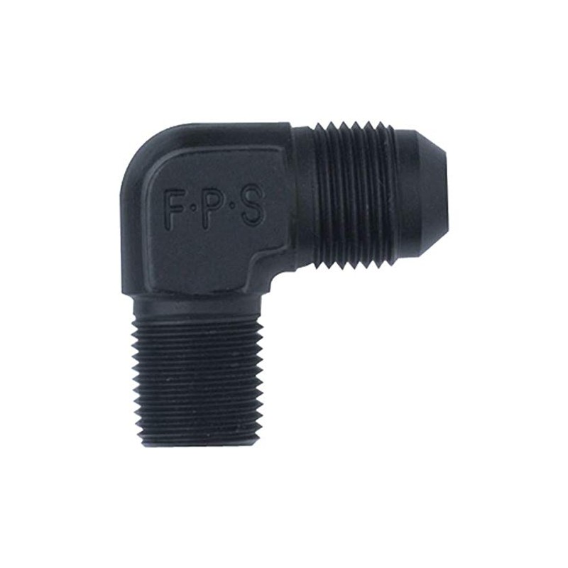 Fragola 482288-BL Black Size (-8) x 1/2" MPT 90° Adapter