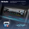 1 DIN Car Radio with Bluetooth, Single DIN Media Player