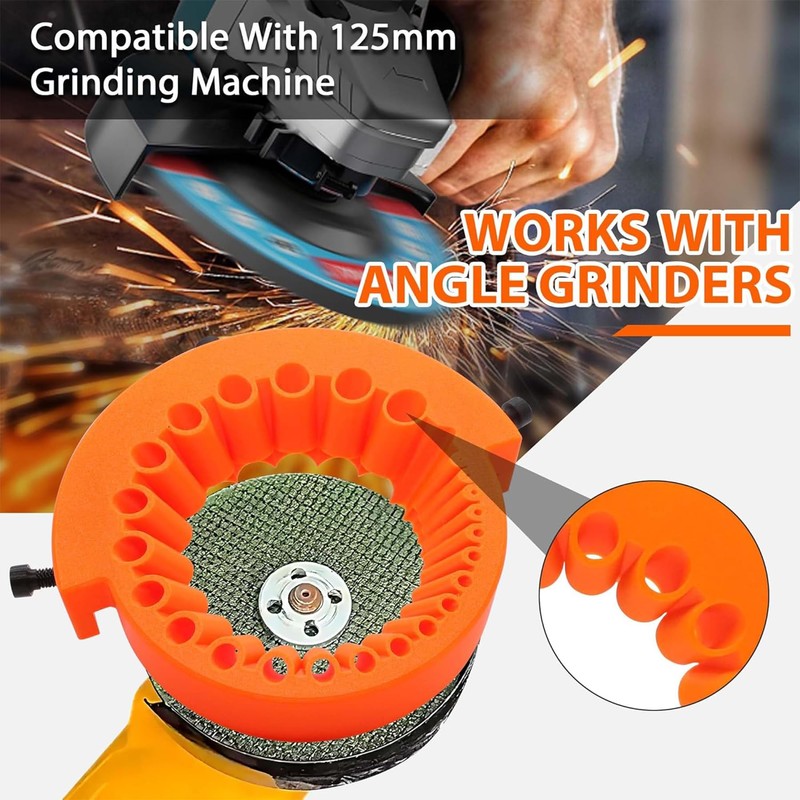 Drill Sharpener Tool, Handheld Drill Bit Sharpener, Drill Grinding Angle