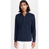 Lacoste Men's Long Sleeve Paris Polo, Navy Blue, L