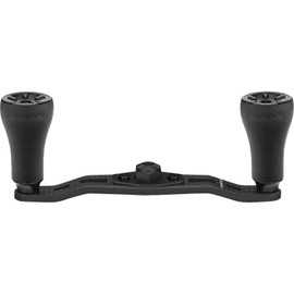 Gomexus FH95 Reel Handle, Daiwa (Daiwa) Shimano Bait Reel Compatible, Carbon Double Handle, Antares, Double Axis Reel, Handle Replacement, 3.7 inches (95 mm), TPE Handle Knob Included, Baitfiness, Rockfish, Bass, Fishing, Left and Right