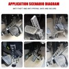 Auto Anti-Theft Car Brake Clutch Lock Safety Tool，Stainless Steel Auto