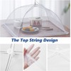 3Pack Food Cover Mesh Tent Umbrella Pop-Up Nets Reusable Collapsible