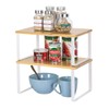 NEX Kitchen Cabinet and Counter Shelf Organizer, Stackable & Expandable,