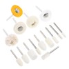 Outanaya 50 Pcs Mini Rotary Tool Polishing Kit Versatile Buffing