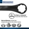 MichaelPro 7-Piece Bolt Extractor Wrench Set, 45° Offset Wrenches Metric