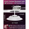 ILC 6 inch led recessed Light, Work with Alexa (Hub