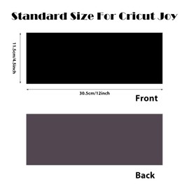 Schwarz Infusible Transfer Ink Sheets 10 Stück Infusible Ink Folie 11.5x30.5cm Infarbiges Transferpapier Unlöslich Sublimationstintenblatt für Wärmepressmaschine für DIY T-Shirt Tasse Untersetzer