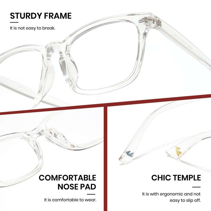 Cyxus 2026 Zodiac "Year of the Afternoon" Glasses, Good Lucky,