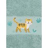 VERTBAUDET Hand Towel Tiger, Green
