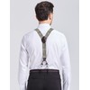 Men's Suspender with Swivel Hooks and Adjustable Braces, Suitable for