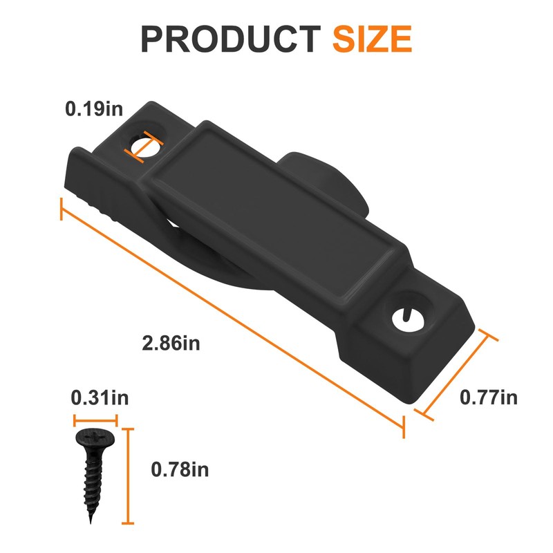 F 2589 Sash Lock for Vertical and Horizontal Sliding Windows,