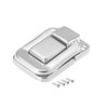 sourcing map 2 Pcs 38mm Retro Silver Tone Decorative Clasp