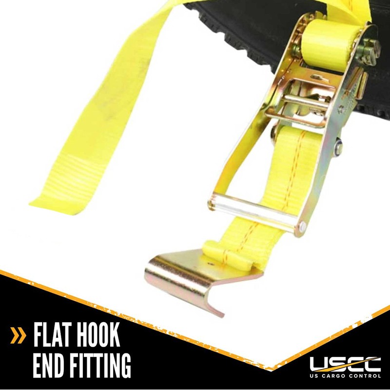 US Cargo Control Side Mount Wheel Net with Ratchet and
