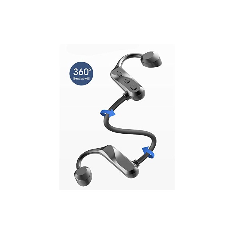 Auriculares Bluetooth de conducción ósea Auriculares Bluetooth abiertos con cancelación