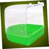 Parliky Bird Bath Cage for Cage Covered Parrot Bath Small
