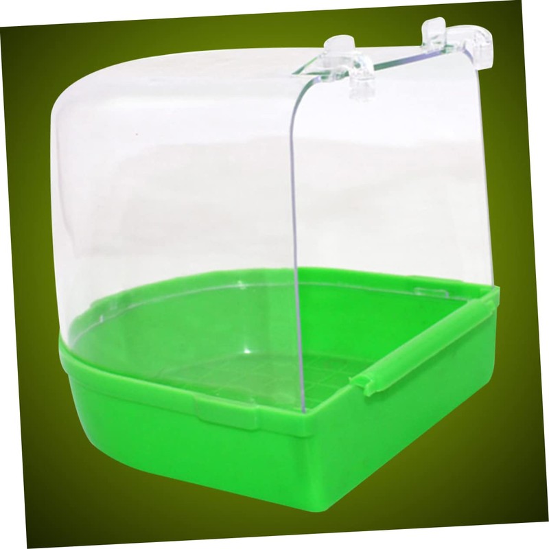 Parliky Bird Bath Cage for Cage Covered Parrot Bath Small