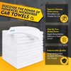 HOMEXCEL White Microfiber Cleaning Cloth 12 Pack, 12.5 x 12.5