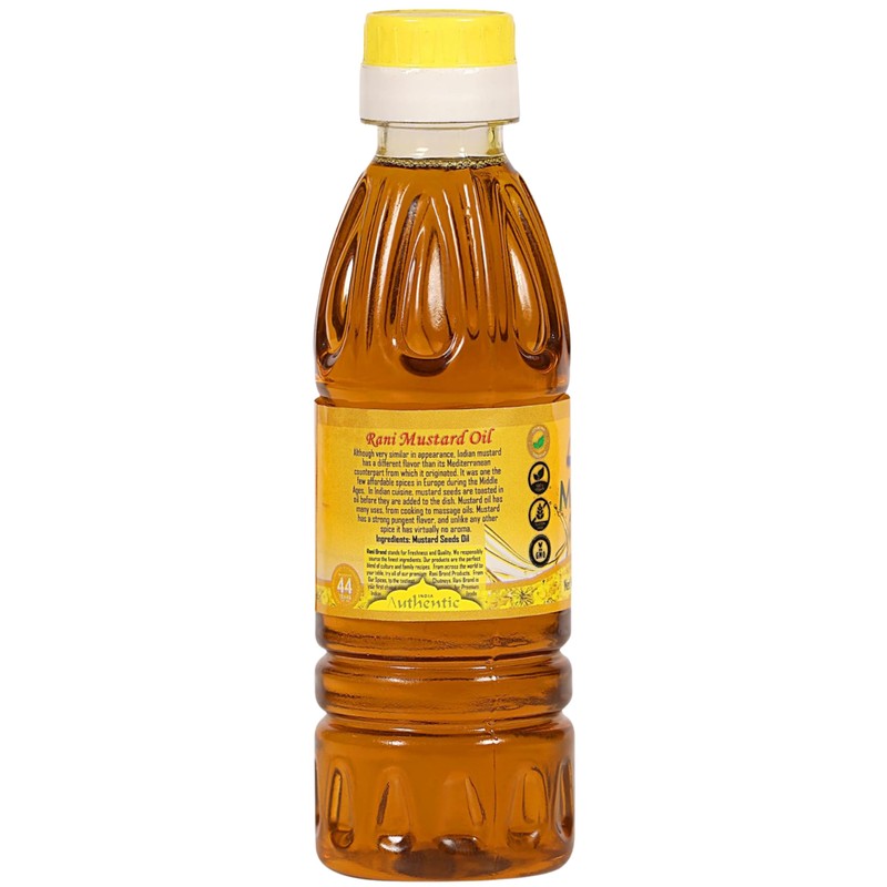 Rani Mustard Oil (Kachi Ghani) 6.76 Ounce (200ml) NON-GMO |