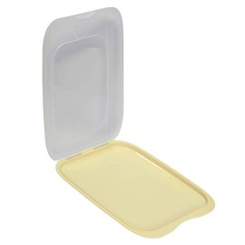 ENGELLAND - 3er Set hochwertige stapelbare Aufschnitt-Boxen, Frischhaltedose für Aufschnitt. Wurst Behälter. Perfekte Ordnung im Kühlschrank - beige braun rosa, Maße 25 x 17 x 3.3 cm