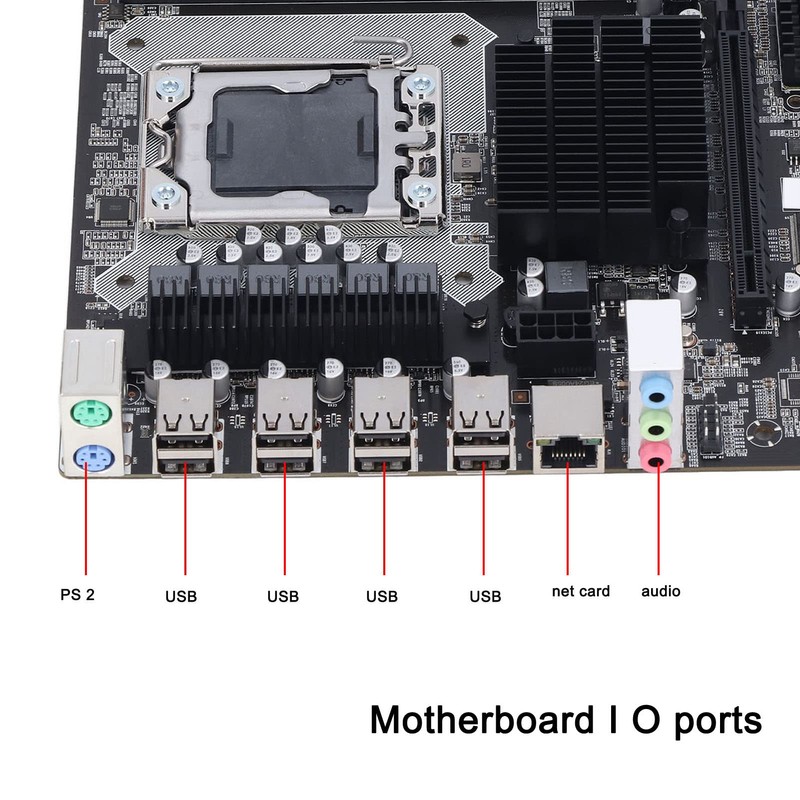 X58 Motherboard, 2× DDR3 DIMM CPU Slot LGA 1366 Gaming