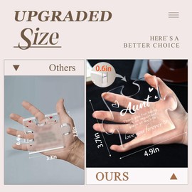 Aunt Gifts from Niece Nephew, for Aunt, Auntie Gift Ideas - 4.9 x 3.7 inch Acrylic Puzzle Piece, Aunt Birthday, Best Aunt Ever Gifts