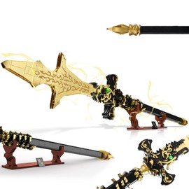 SATHIBI Demon Swords Building Set for Adult,46in Long Knife Building Block Model Kit with Stand,Anime Collectible Toy Creative Gifts for Teen Age 14(904 Pieces)