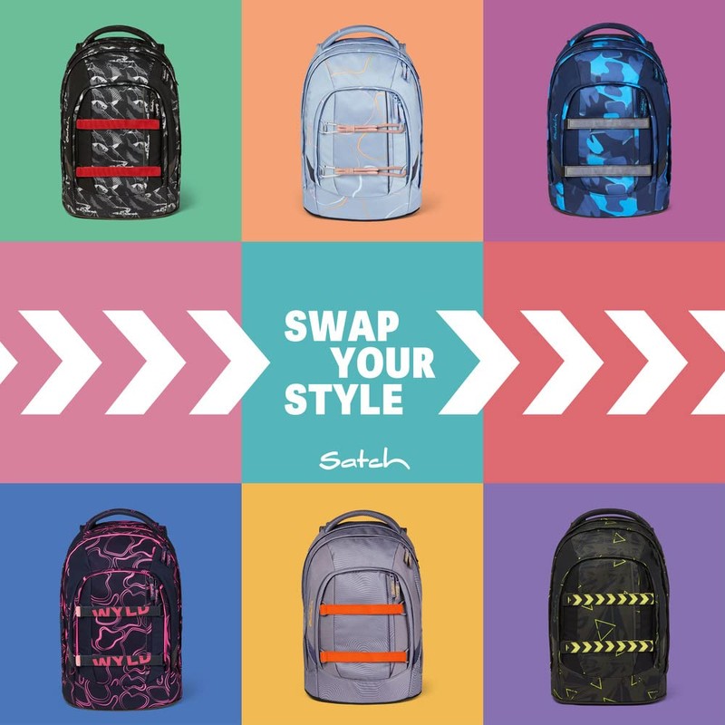 satch Swaps Backpack Accessory in Many Designs and Colours, Interchangeable