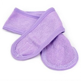 Velcro Face Wash Headband with Anti-Drip Feature Face Washing Band 4ea