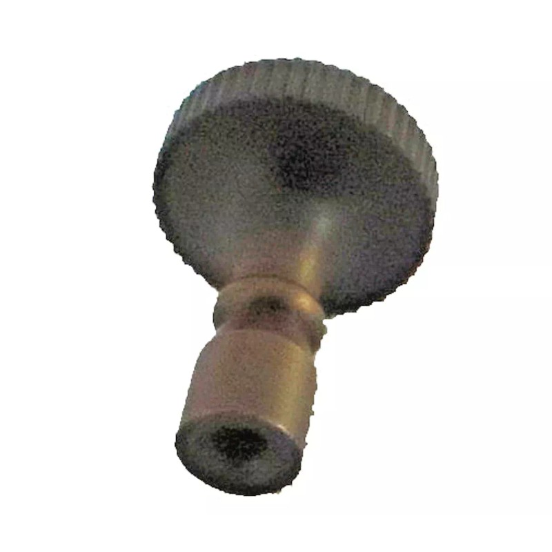 ANTIQUE-PLATED TURN KNOB LAMP PART SWITCH 4-36 THREAD TV-511AB