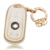 LEERLY Key Fob Cover for Buick Accessories, White