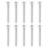 PATIKIL M6 x 80mm Flat Head Socket Cap Screws, 10