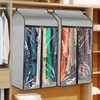 Univivi Hanging Garment Bags,2pcs Garment Clothes Cover Protector Garment Rack