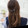 Herbeluemily Barrette, Secure, Small, Bijou Ribbon, Hair Clip, Stylish, Adult,
