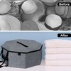 SHWWQUE Hat Storage Box,Hat Boxes for Women Storage,Cowboy Hats Holder