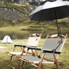 HOBVO UPF 50+ Golf Umbrella with Adjustable Universal Clamp, Portable