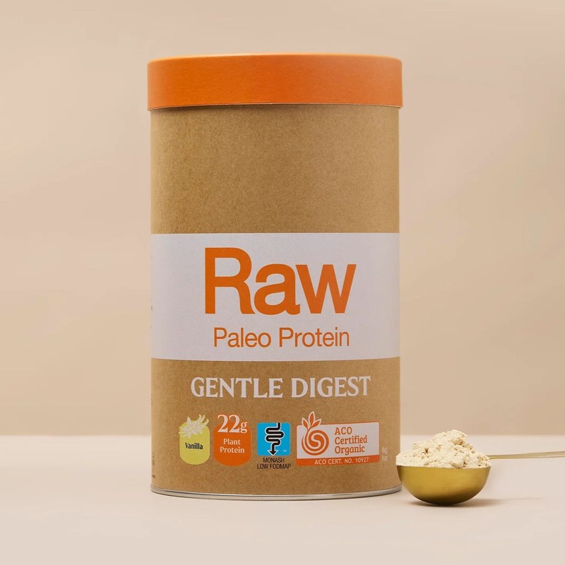 Amazonia Raw Gentle Digest Paleo Protein Powder - Vanilla, 1Kg