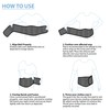 ORTONYX Ergonomic Umbilical Hernia Belt for Women and Men -