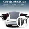 X AUTOHAUX Leather Car Door Anti Kick Pad Sticker for