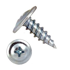 TERF® Drywall Phillips Wafer Head Screw Sharp Point Zinc Screws 4.2 X 13mm - Pack of 100