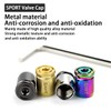 TSUGAMI Tire Valve Stem Cap, Anti-Theft Design Zinc Alloy Stem