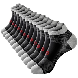 PAPLUS Compression Socks for Men & Women, 2/4/6 Pairs Ankle Running Socks with Arch Support, Ankle Support, Plantar Fasciitis