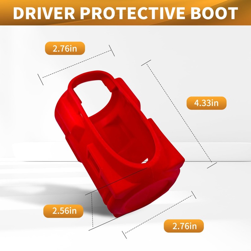 deawater 1pcs 49-16-2563 Impact Driver Protective Boot Fit for M12