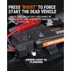 Powrun P-X Jump Starter, 2000A Portable Jump Box - Car