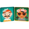 Petit Collage Silly Funny Faces Magnetic On-The-Go Travel Play Set,