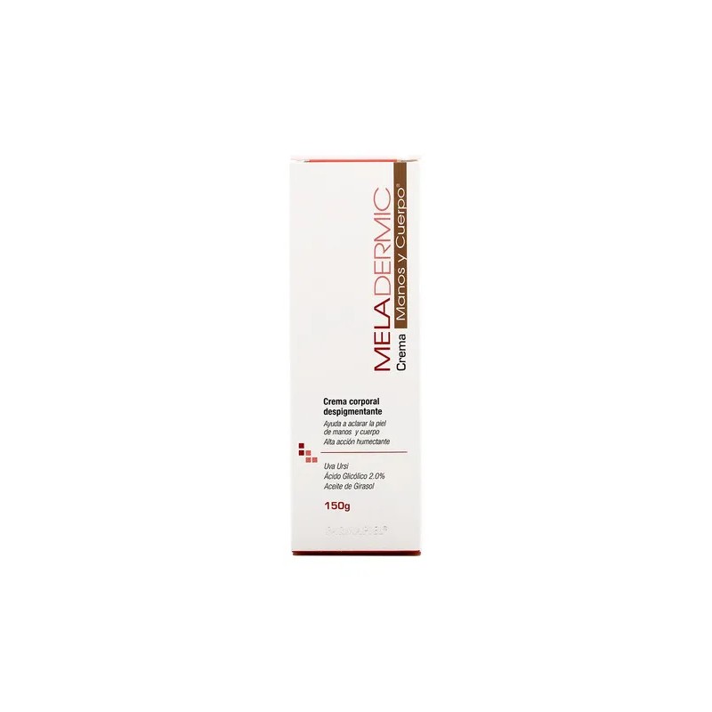 Meladermic Crema Manos Cuerpo Despigmentante 150g Almendras